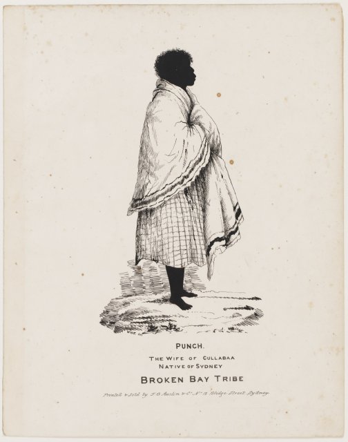 Punch, Wife of Cullabaa, Broken Bay Tribe by William Henry Fernyhough, c1836  SLNSW